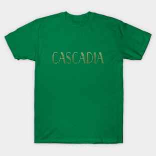 Cascadia - Classic Gold T-Shirt